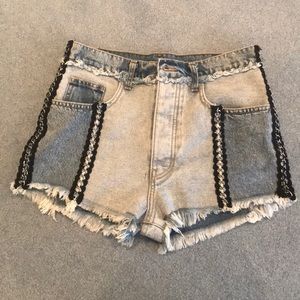 Carmar Distressed Chain Jean Denim/ Lf shorts